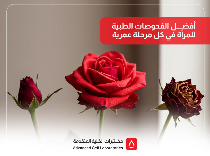أفضل الفحوصات الطبية للمرأة في كل مرحلة عمرية